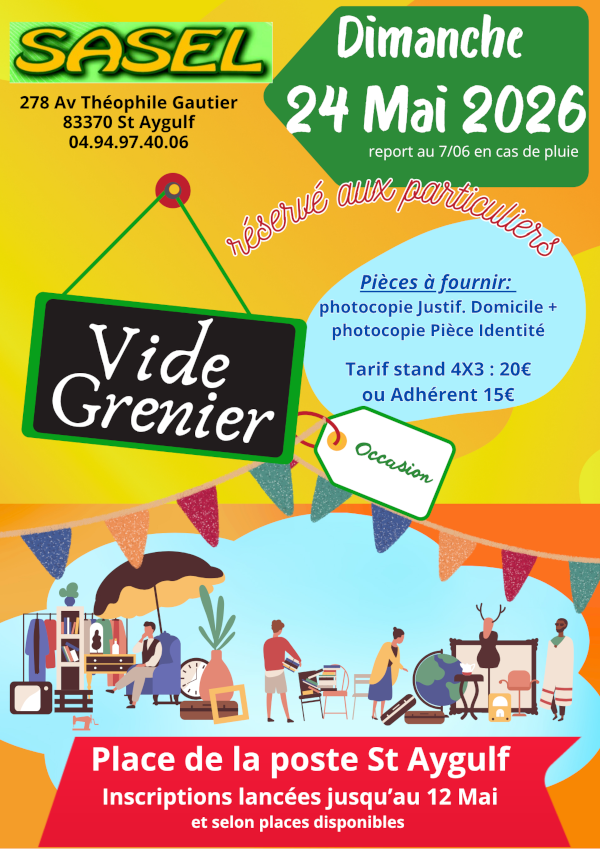 vide grenier 2026