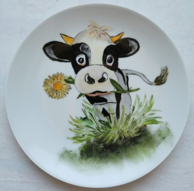 vache porcelaine